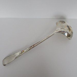large silver plated ladle